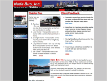 Tablet Screenshot of nadabus.com